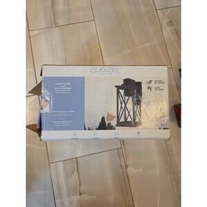 Quoizel Saint Elias 13-in H Matte Black Motion Sensor Outdoor No Glass